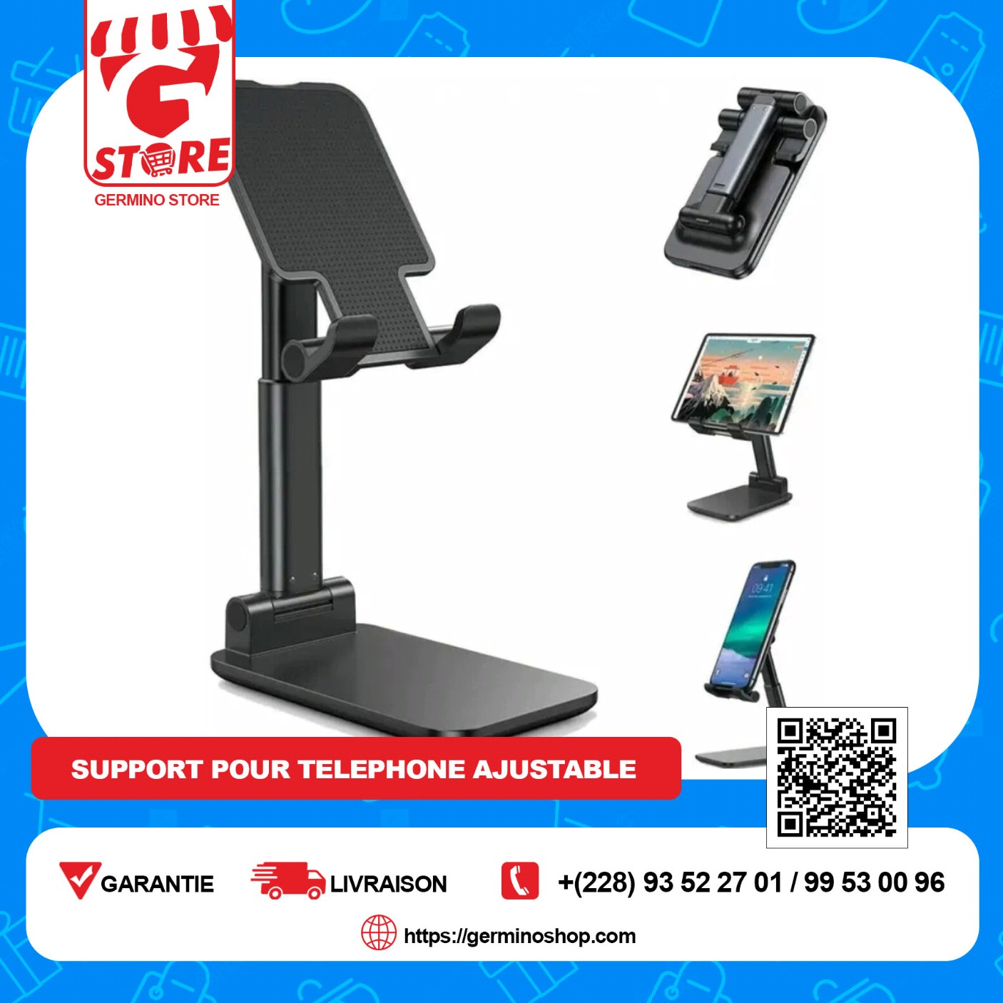 Support Téléphone/Tablette 